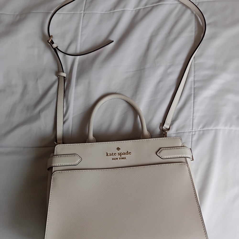 Kate Spade White Handbag - Picture 6 of 11